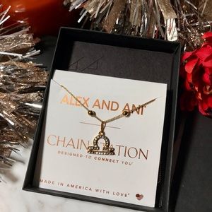 Alex and Ani Chain Station Necklace